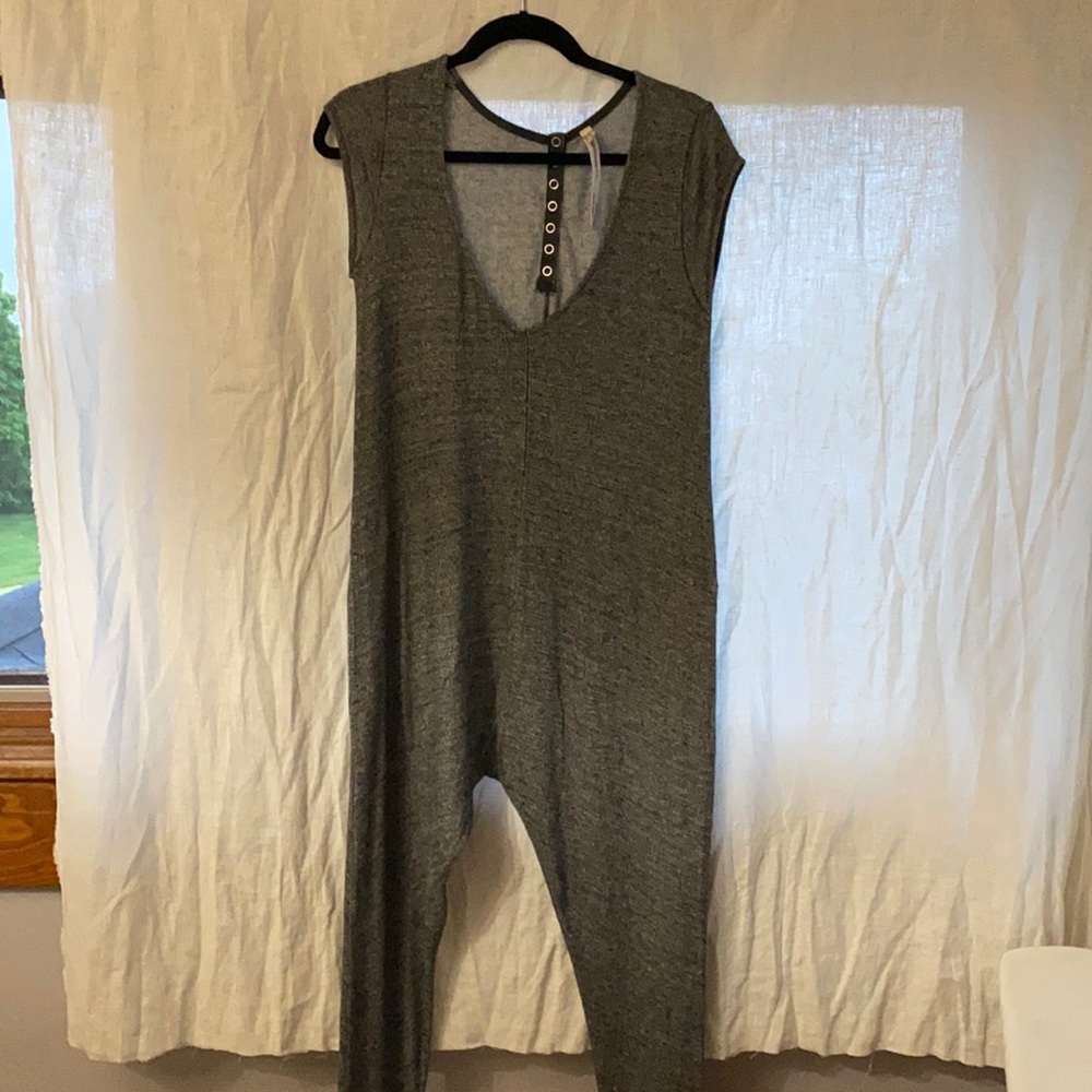 free people bunny cuddles onesie